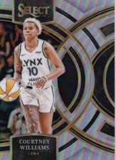 2024 Select WNBA Courtney Williams Silver Prizm #163 Premier Lynx PWE