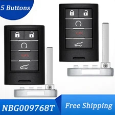 2 Replacement for 2013-2014 Cadillac ATS / XTS Sedan 4-Door Remote Key Fob Entry