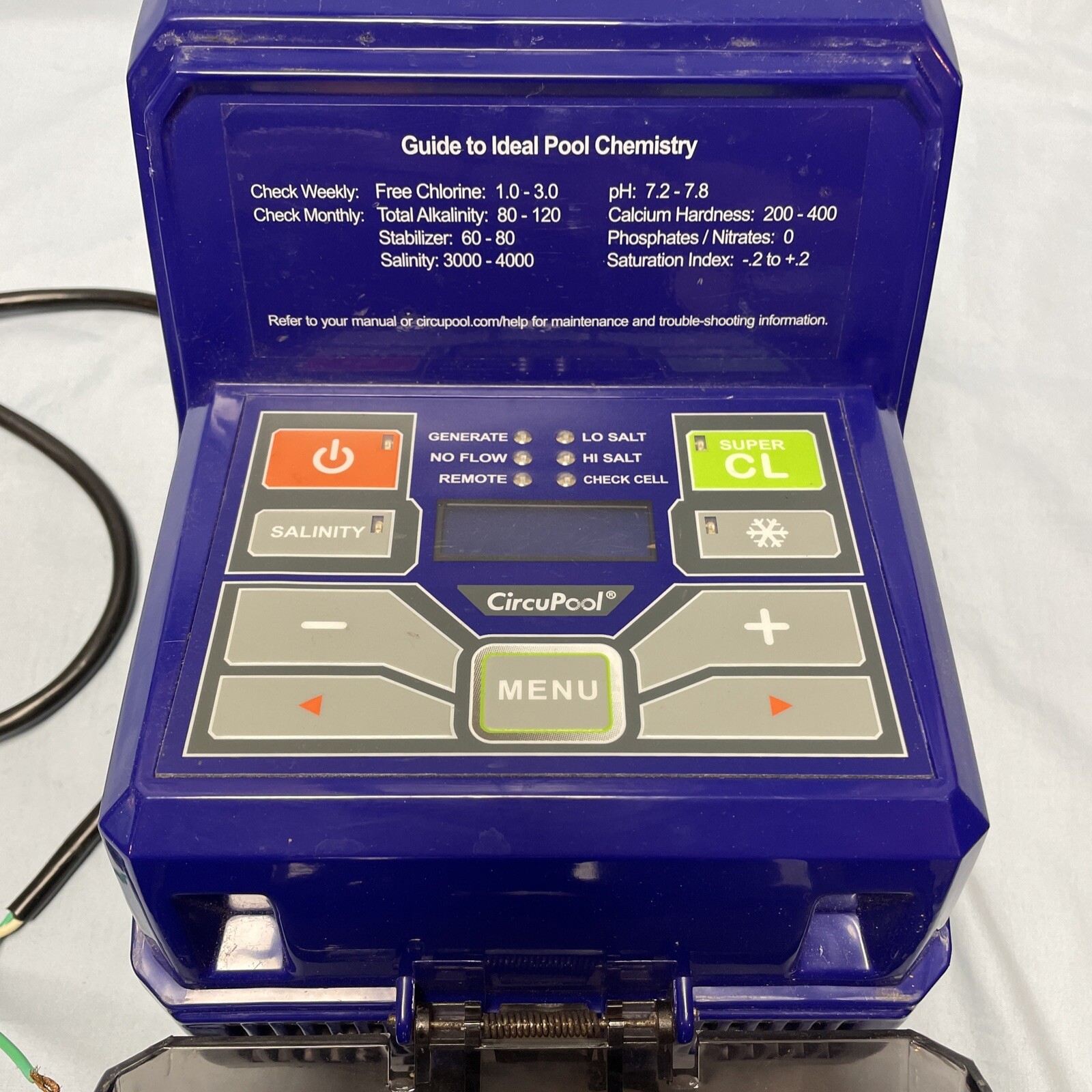 CircuPool RJ60 PLUS Salt Chlorine Generator RJ+ 60 Used Parts Only