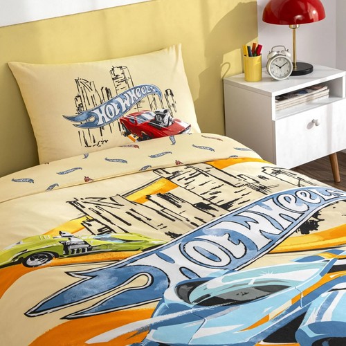Licensed Hot Wheels Winner Cotton Single Duvet Cover Set – Taç Mattel - Picture 2 of 3