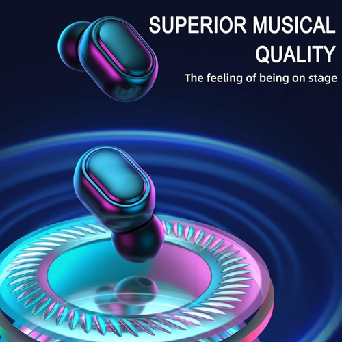Wireless Earbuds with Bluetooth IPX7 Waterproof Button Control One-Step Pairing - Picture 4 of 12