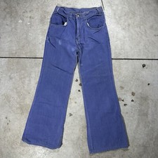 Vintage Spigel 70s Bell Bottom Flare Jeans 26x28 Hippy Boho