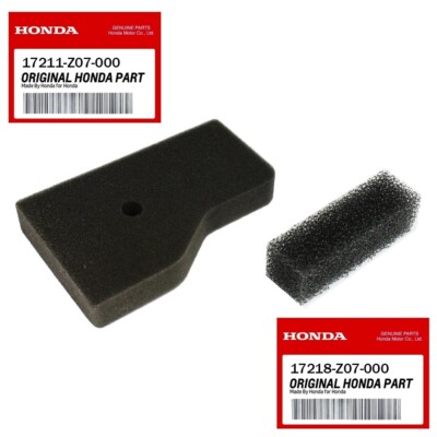 Genuine Honda 17211-Z07-000 & 17218-Z07-000 Air Filters for