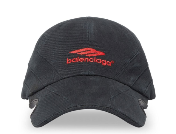 NEW WITH TAGS AUTHENTIC Balenciaga B logo-print cap - Black NEW WITH TAGS AUTHENTIC Balenciaga B logo-print cap - Black