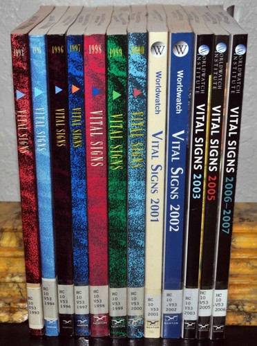 Lot of 12 1993-2007 VITAL SIGN: Worldwatch. Umwelttrends der Vereinten Nationen - Bild 5 von 5