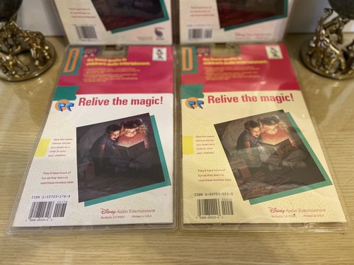 Lote de 4 cintas de casete Disney Read Along 1990 (Little Mermaid Book) nuevas selladas - Imagen 5 de 10