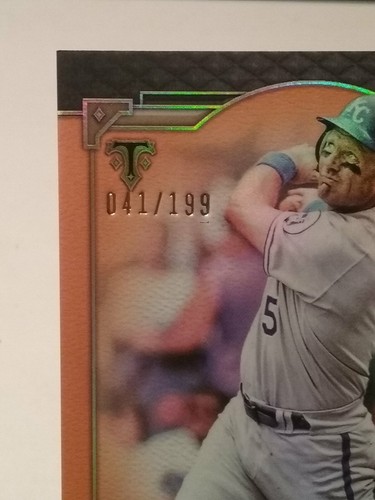 2022 TOPPS TRIPLE THREADS GEORGE BRETT ORANGE 41/199 - Picture 3 of 4