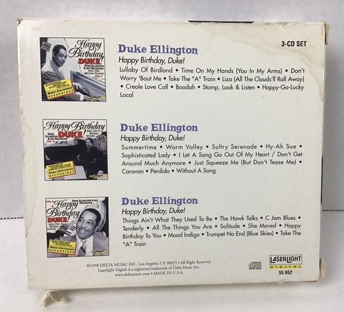 Essential Duke Ellington The Birthday Sessions Laserlight 3 Audio CD Set - Picture 3 of 3
