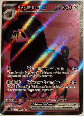 Pokemon Fragrunz EX Full Art | Deutsch 234/198 Karmesin & Purpur | Near Mint