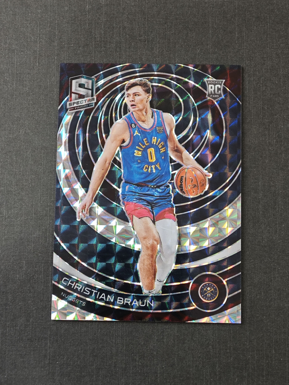 2022-23 Panini Spectra Christian Braun Rc Rookies Interstellar SSP 04/99
