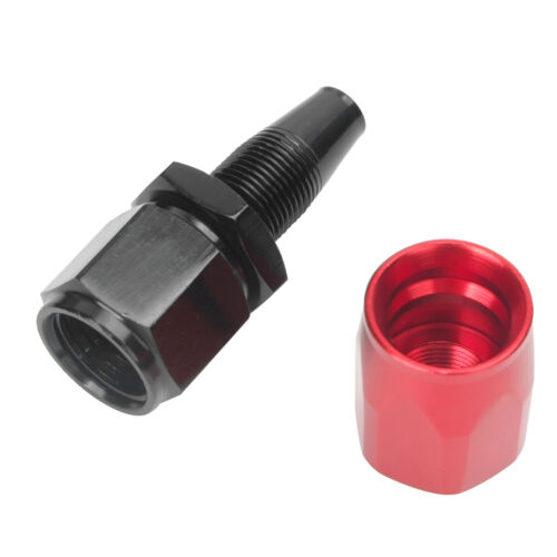 Fuel line Hose 6AN 3/8" Fitting Kit Braided Nylon Stainless Steel Oil Gas 10FT - Foto 8 di 12