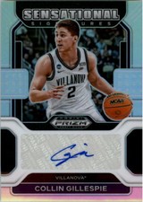 2022-23 Prizm Draft Sensational Signatures Prizms Silver 9 Collin Gillespie Auto