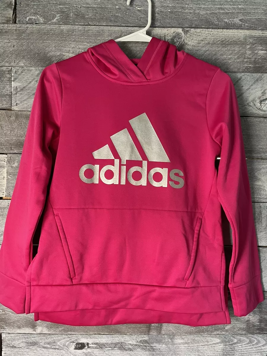 Adidas Pink sweater girls teen Large/14 | eBay