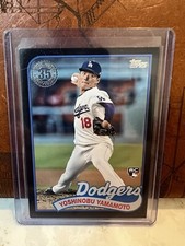 2024 Topps Series 2 1989 Topps Baseball 89B2-48 RC Yoshinobu Yamamoto Black /299