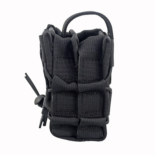 Tactical Duty Belt Molle Double Handcuff Case Holster Pouch Hand cuff Hinged Bag - Picture 10 of 12
