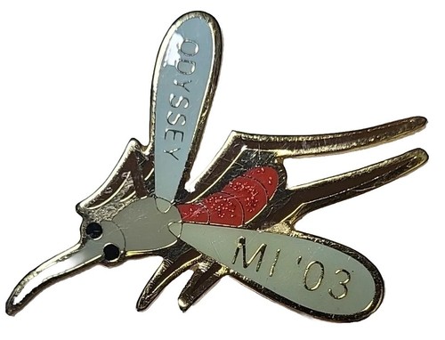 Lote de 4 alfileres para mosquitos 2003 Camp Michigan Odyssey Of The Mind OotM OM - Imagen 3 de 9