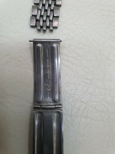 VINTAGE IWC BREVETE GAY FRERES UHRENARMBAND ARMBAND ECHTE GLIEDER FÜR ERSATZTEILE - Bild 4 von 12