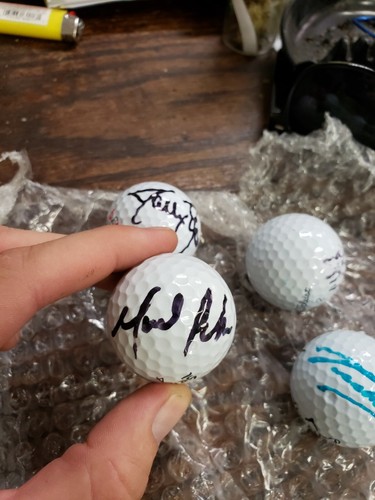 6 - PGA Pro signierte Golfbälle Konvolut mit Certs - Bild 6 von 11