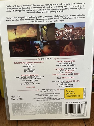 NEW Gorillaz : Kidrobot CMYK Edition Statues Vinyl Figures x4 in Box, Book, DVD - Picture 11 of 24