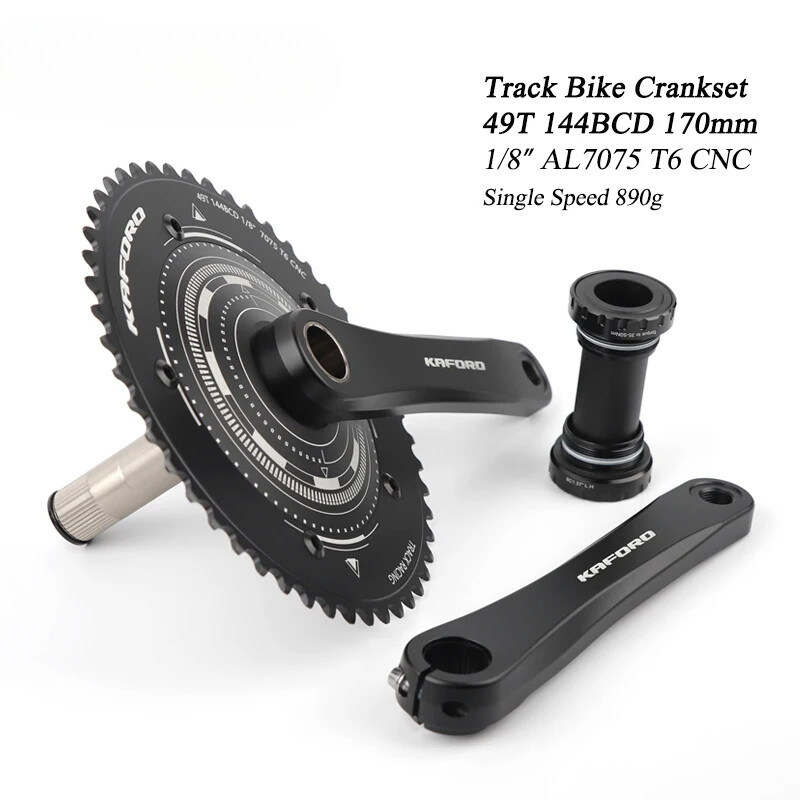 Fixed Gear Track Bike Hollow Crankset 144 BCD 49T 170mm