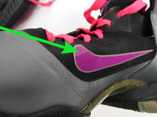Nike LeBron 9 Miami Nights 2011 Size 12m Black Gray Pink Basketball Mens - Picture 12 of 13
