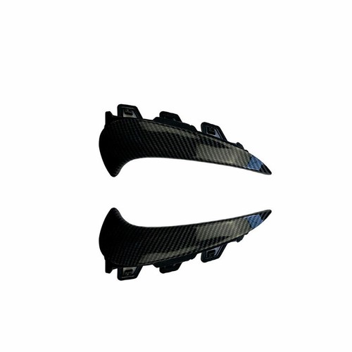 Fit For Benz GLA 2020-2022 ABS Carbon Fiber Rear Bumper Lip Spoiler Fins Canards - Picture 3 of 14