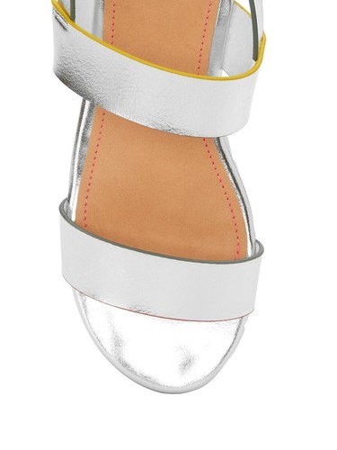 Sandalias de plataforma WONDER NATIOIN para mujer talla 4 NIÑA arco iris brillo nuevas con etiquetas - Imagen 9 de 10
