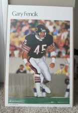 VINTAGE NEW GARY FENCIK SI POSTER CHICAGO BEARS 