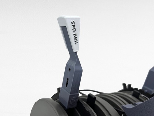 B737 Thrustmaster TCA Upgrade Addons, Full Electronic Throttle Levers, Gray - Picture 8 of 18