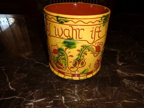 Sehr große Breininger Keramik glasiert Rotware Becher Tasse, 1997 - Bild 4 von 7