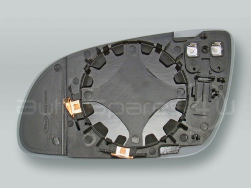 Espejo de puerta con calefacción de vidrio y placa de respaldo adecuado para AUDI A8 S8 2004-2007 - Imagen 2 de 2