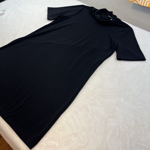 Abito Chico’s Travelers manica corta scollo cappuccio nero elasticizzato tg 2 o 12/14 nuovo con etichette - Foto 5 di 11