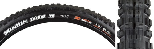 Maxxis Minion DHR II 3C Tubeless Ready Rear Mountain Bike MTB Tire 26 x 2.3
