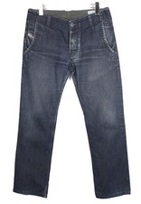 Diesel Revick 0088Z Men's Jeans W30 L30 Straight Fit Mustache Denim Blue