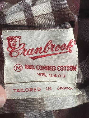 Vintage Mens Robe Size Medium Cranbrook Made In Japan  - Picture 4 of 5