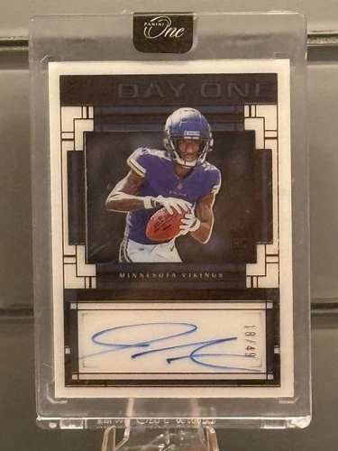 2023 Panini One Jordan Addison Day One On Card Auto /49 Factory Sealed