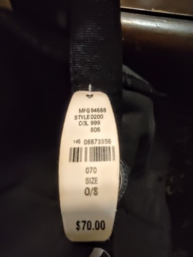 Nuovo con etichette!!! BORSA TOTE NERA Victoria's Secret LG - prezzo al dettaglio $70 - Foto 4 di 11