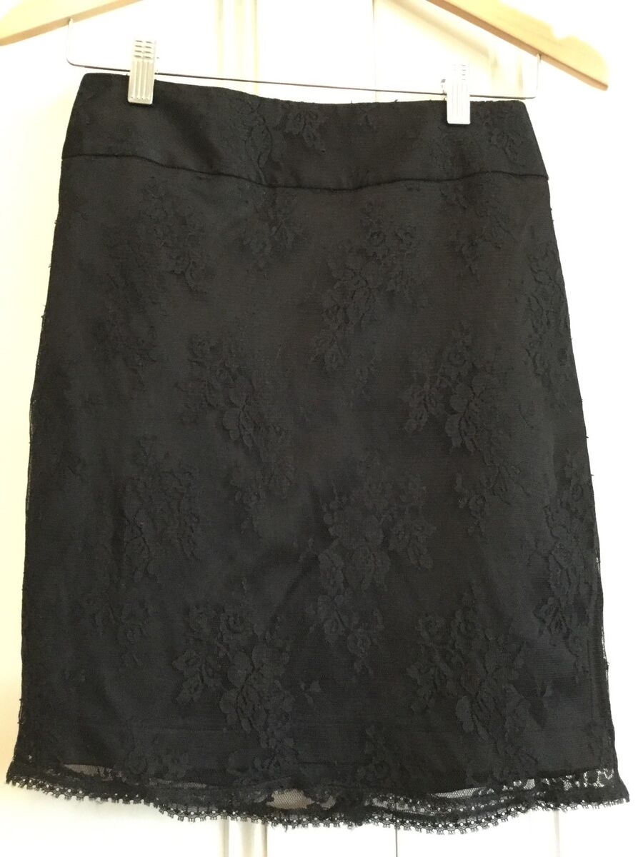 Black lace skirt australia sale