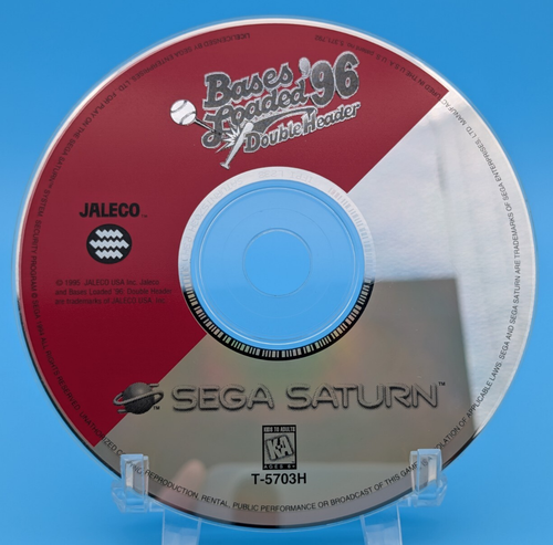 Bases Loaded 96: Double Header (Sega Saturn, 1995) Disc Only - Tested - Picture 1 of 7