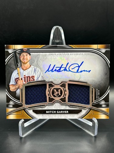 2021 Topps Museum Collection - Mitch Garver /349 Dual Relic Autograph #SPDRA-MGA - Picture 1 of 2