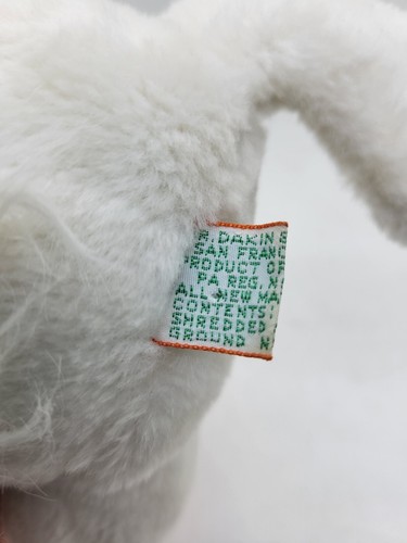 Bambola vintage Dakin Nature Babies FROU FROU capelli bianchi con fiore 1982 peluche - Foto 6 di 7