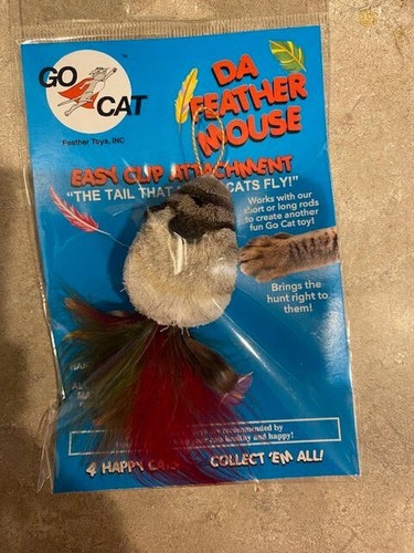 3 GO CAT DA BIRD FEATHER MOUSE INTERACTIVE CATNIP TOYS REFILLS SMALL PET TOYS - Picture 7 of 24