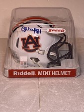 Cj Uzomah Signed Auburn Tigers Speed Mini COA Beckett