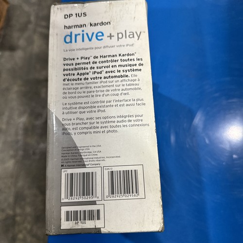 Harmon Kardon Drive+Play IPod Car Audio System DP1US LCD Wireless  - Picture 2 of 3