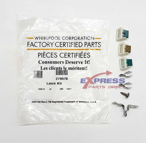 279570 Trockner Original Whirlpool Türschnäpper AP3094183, PS3344230, 263067, 279280 - Bild 2 von 4