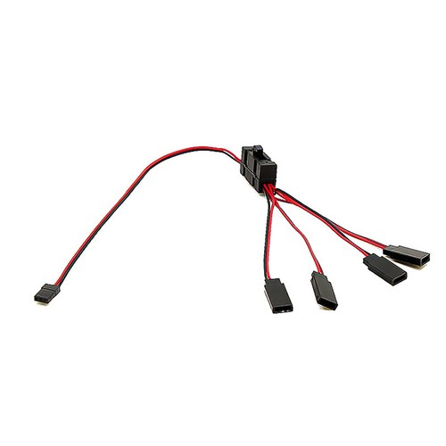 4-way LED Light On/off Controller Switch Y-Cable for 1/10 TRX4 SCX10 RC Crawler - Picture 8 of 8