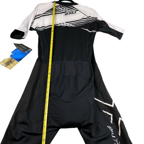 2XU Men's Tri Suit Full Zip Compression Triathlon High Ventilation Pockets 2XL - 第 10/18 張圖片
