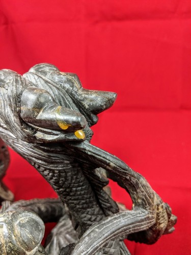 Vintage Chinese Stone Dragon Incense Burner - Picture 7 of 10