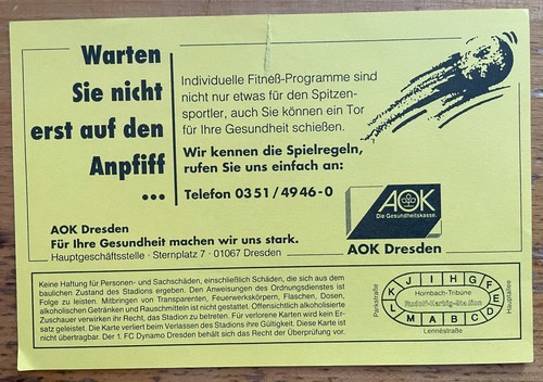 Geschenkidee für Fussball-Fans - Eintrittskarte vom Geburtstag ab '72 - die 90er - Bild 248 von 410