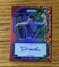 RYAN FELTNER 2022 Panini Prizm #RA-RF RC Rookie FOTL Red Shimmer Prizm Auto /7